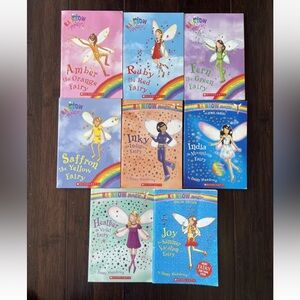 Lot of 8 --  Rainbow Magic Fairy Incl Special Edition Chapter Book Daisy Meadows